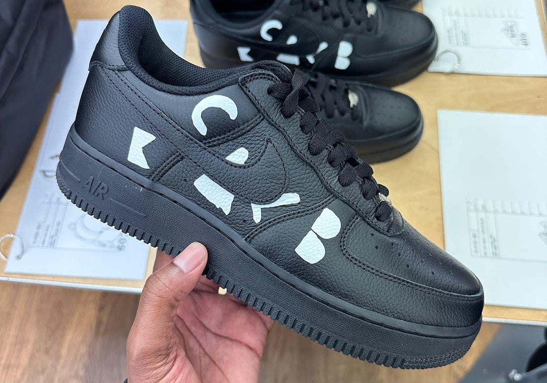 COMME DES GARÇONS BLACK X NIKE AIR FORCE 1 LOW - RELEASES SPRING 2025
