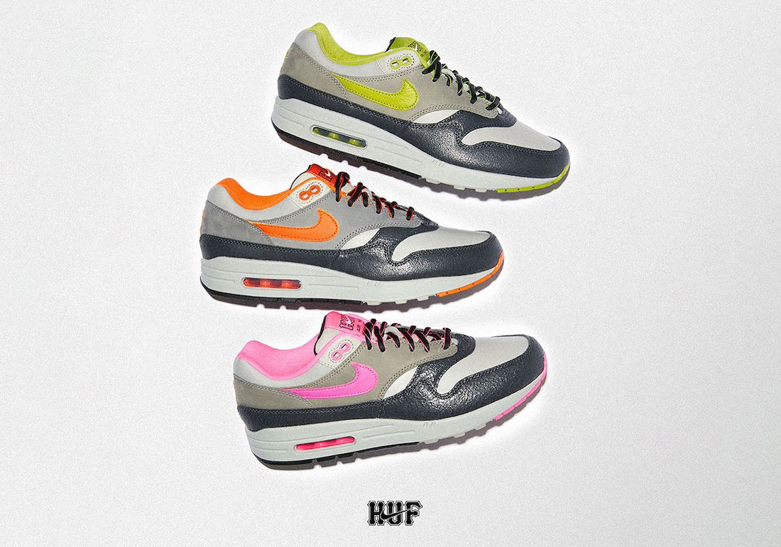 HUF X NIKE AIR MAX 1 PACK - RELEASES JUNE 15, 2024