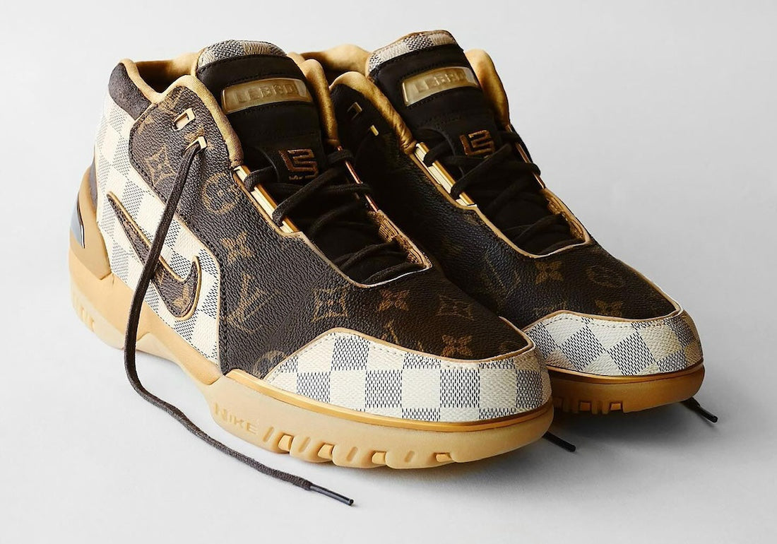 LOUIS VUITTON X NIKE AIR ZOOM GENERATION - CUSTOM MADE WITH AUTHENTIC HANDBAGS