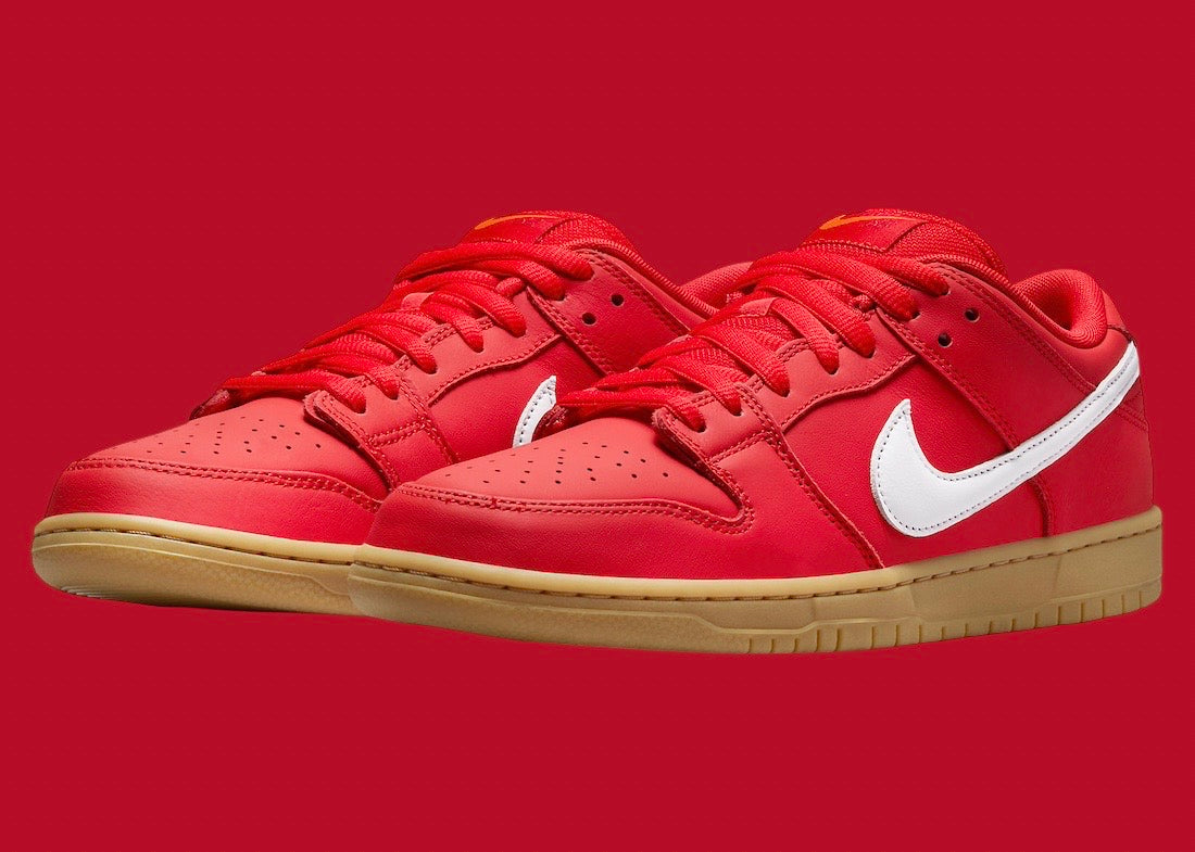 NIKE SB DUNK LOW “UNIVERSITY RED GUM” - RELEASES MAY 2024