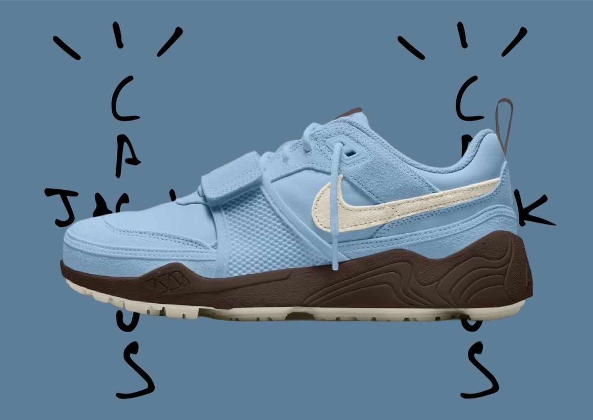 TRAVIS SCOTT X NIKE ZOOM FIELD JAXX “LECHE BLUE” - RELEASES SPRING 2025