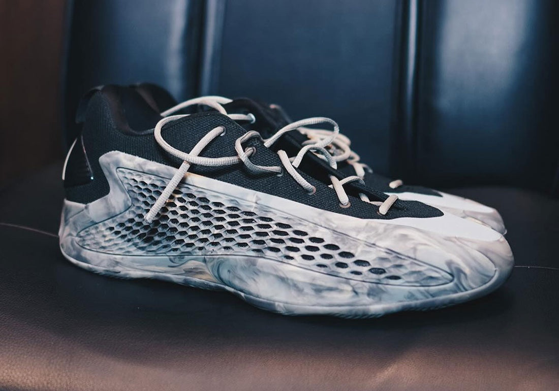 ANTHONY EDWARDS DEBUTS THE ADIDAS AE1 LOW “ASCENT” (MX GREY)