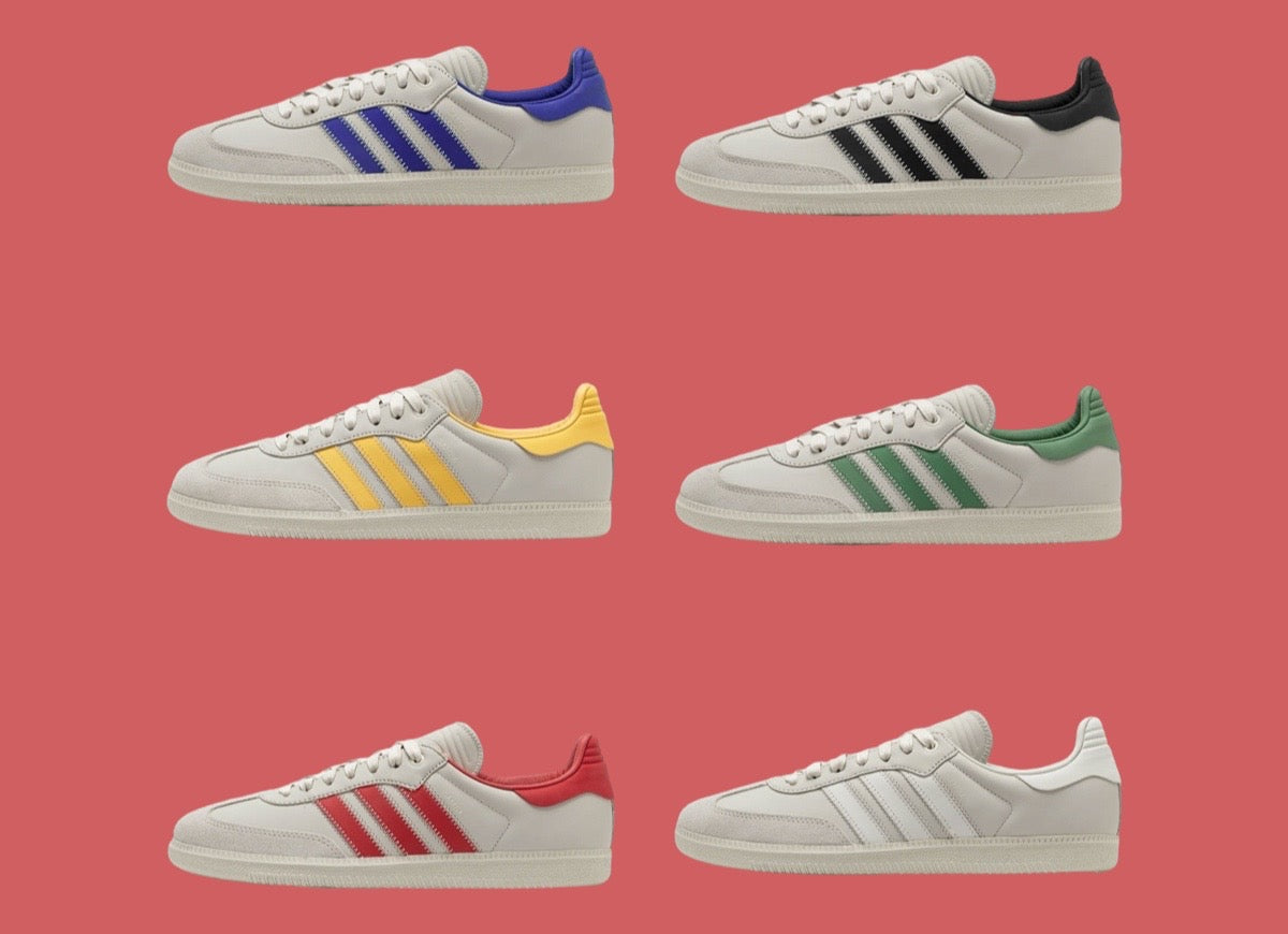 PHARRELL’S ADIDAS HUMANRACE SAMBA PACK - RELEASES MAY 15, 2024