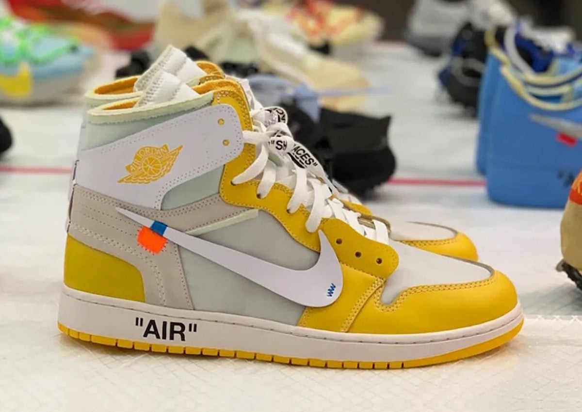 Off-White x Air Jordan 1 “Canary” - Rumored To Release Holiday 2025