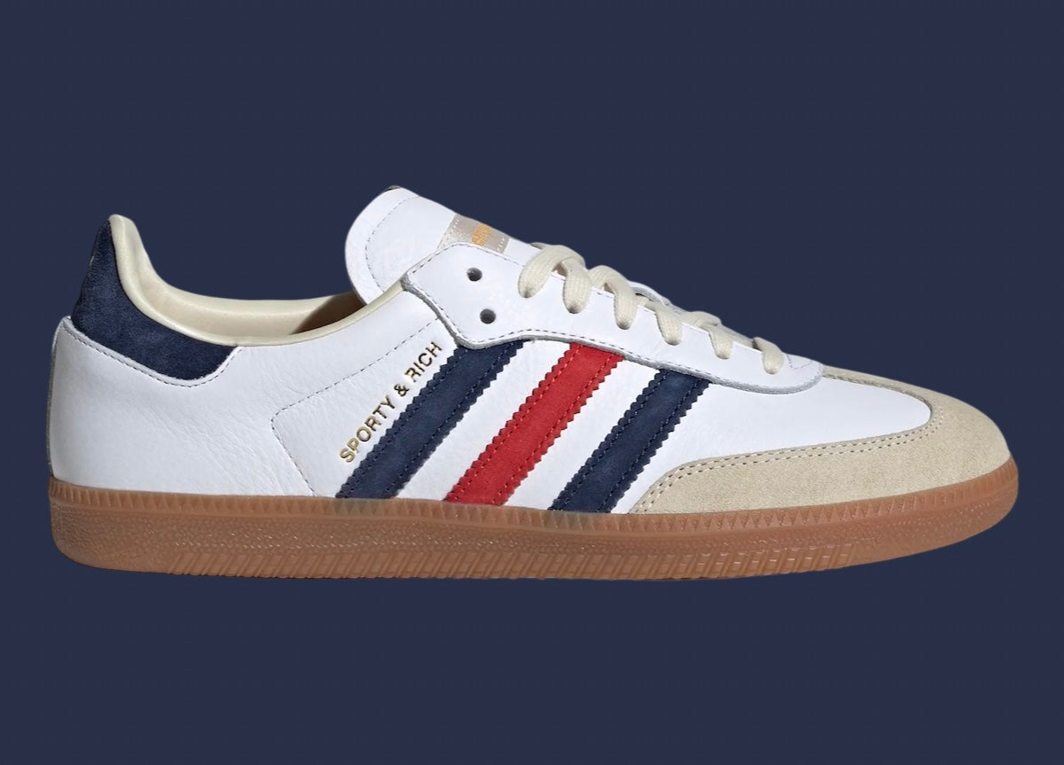 SPORTY & RICH X ADIDAS SAMBA OG “OLYMPIC” - RELEASES JULY 29, 2024