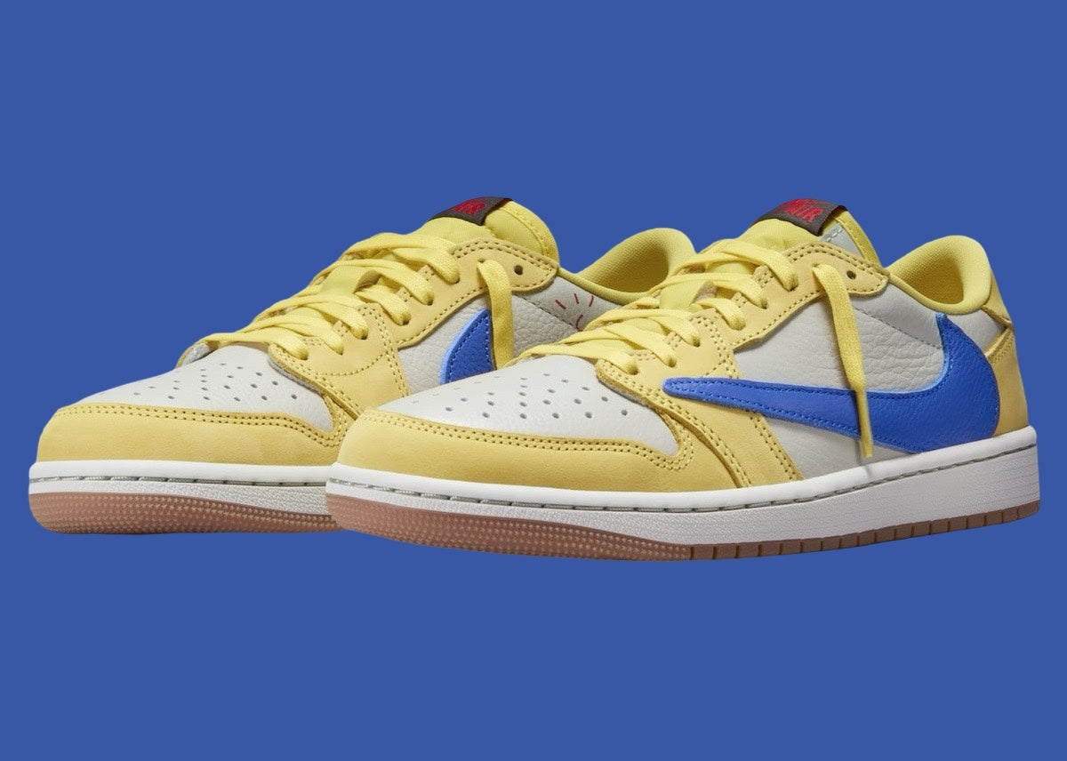 TRAVIS SCOTT X AIR JORDAN 1 LOW OG “CANARY” - RELEASES MAY 25, 2024