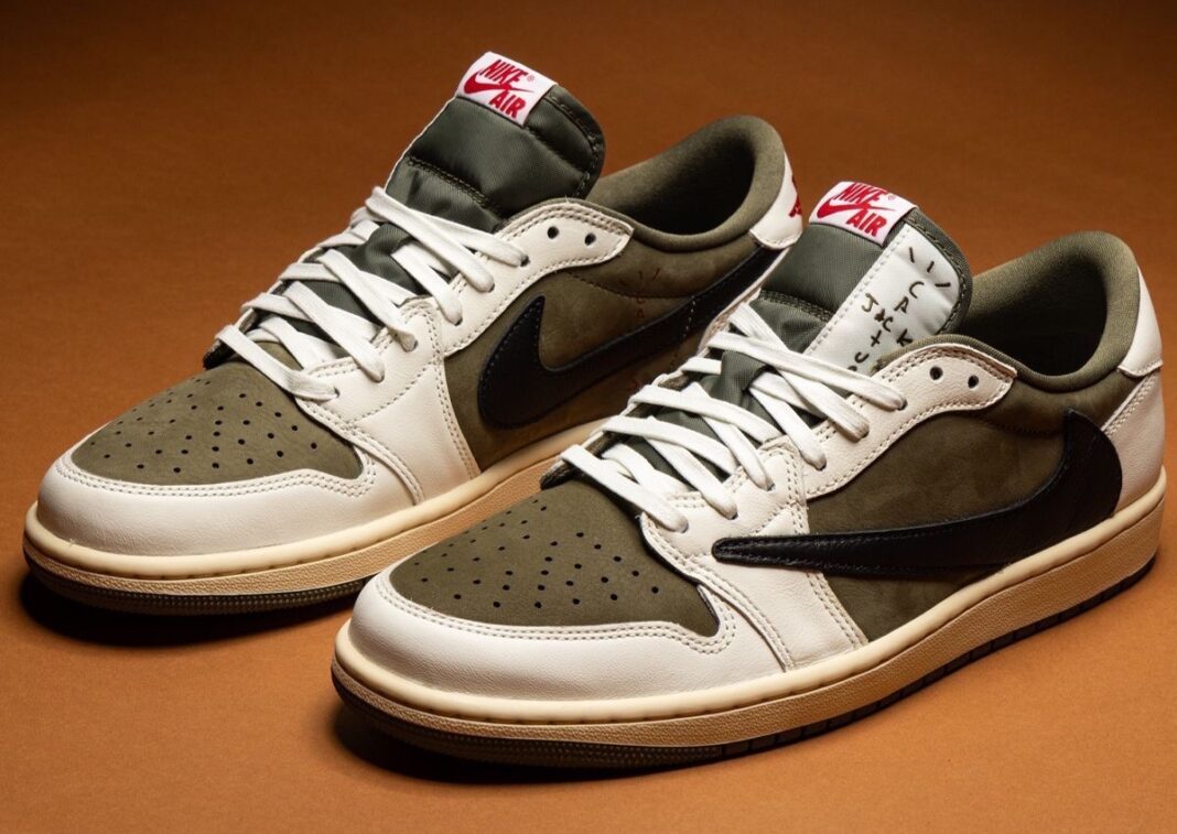 Where To Buy - Travis Scott x Air Jordan 1 Low OG “Medium Olive”